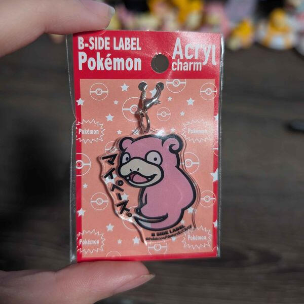🎁 2019 | (JPN) B-SIDE LABEL Slowpoke Acrylic Charm (x2)