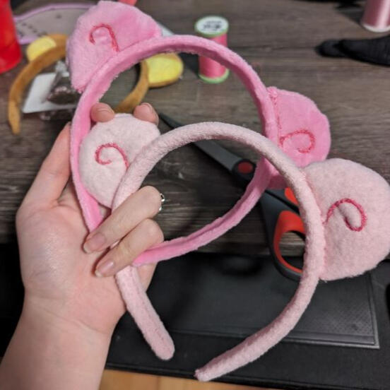 Handmade Slowpoke Ear Headbands