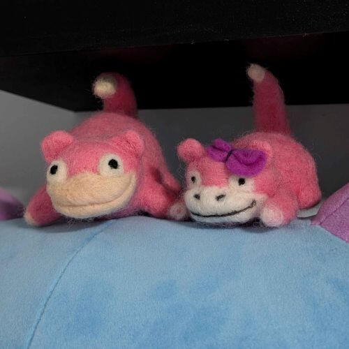 🎁 Local & Handmade Needle Felted Slowpoke