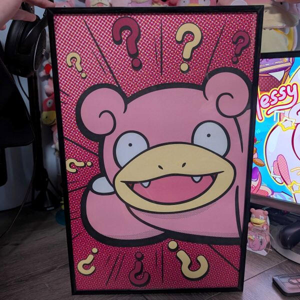 2024 | Pokemon Center | All-Time Favorites Slowpoke Poster